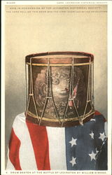 Drum Beaten At The Battle Of Lexington By William Dimond Postcard