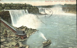 Bird's Eye View Of Both Falls Postcard