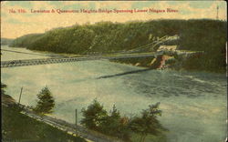 Lewiston & Queenston Heights-Bridge Niagara Falls, NY Postcard Postcard