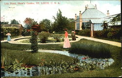 Lily Pond, Shaw's Garden St. Louis, MO Postcard Postcard