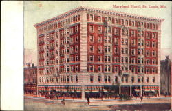 Maryland Hotel St. Louis, MO Postcard Postcard