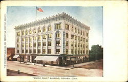 Temple Court Building Denver, CO Postcard Postcard