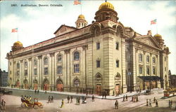 Auditorium Denver, CO Postcard Postcard