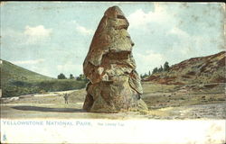 The Liberty Cap, Yellowstone National Park Postcard