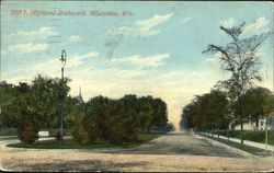 Highland Boulevard Postcard