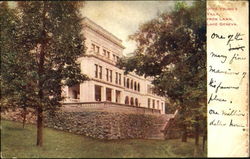 Otto Young's Villa From Lawn Lake Geneva Wisconsin Postcard Postcard