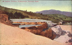 Jupiter Terrace, Yellowstone National Park Postcard Postcard