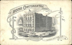 Hotel Continental Washington, DC Washington DC Postcard Postcard