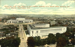 Bird's-Eye View From Dome Of U.S. Capitol Washington, DC Washington DC Postcard Postcard