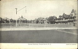 Ocean Pathway Ocean Grove, NJ Postcard Postcard