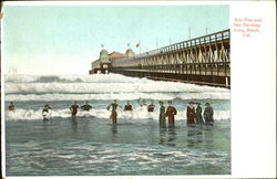 New Pier And Sun Pavilion Postcard