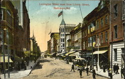 Lexington Street West From Liberty Street Baltimore, MD Postcard Postcard