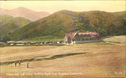 Municipal Golf Links, Griffith Park Postcard