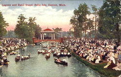 Lagoon And Band Stand, Belle Isle Postcard