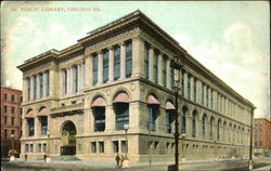 Public Library Postcard