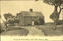 The Jacobs Witch House Built 1650 Danvers, MA Postcard Postcard