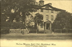 The Lee Mansion Built 1768 Marblehead, MA Postcard Postcard