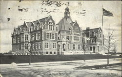 New High School Fairhaven, MA Postcard Postcard