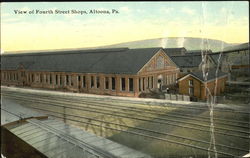 View Of Fourth Street Shops Altoona, PA Postcard Postcard