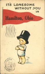 It's Lonesome Without You In Hamilton Ohio Postcard Postcard