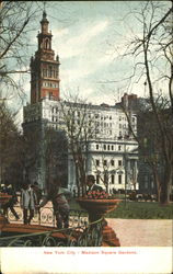 Madison Square Gardens New York City, NY Postcard Postcard