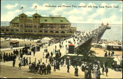 Auditorium And Pleasure Pier Postcard