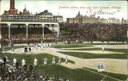 Baseball Game West Side Ball Grounds Postcard