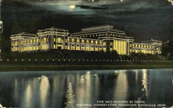 Fine Arts Building By Night National Conservation Exposition Postcard