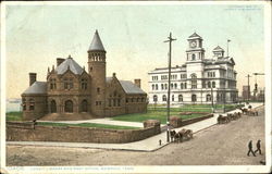 Cossit Library And Post Office Memphis, TN Postcard Postcard