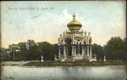 Pagoda, Forest Park Postcard