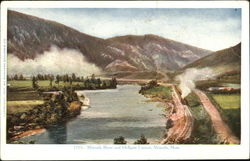 Missoula River And Hellgate Canyon Montana Postcard Postcard