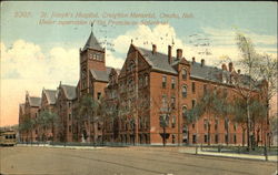 St Josephs Hospital, Creighton Memorial Postcard