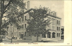 Grant Hospital Columbus, OH Postcard Postcard