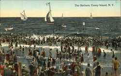 The Bathers Postcard