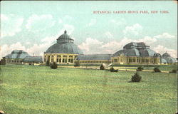 Botanical Garden Bronx Park Postcard