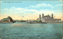 Ellis Island Postcard