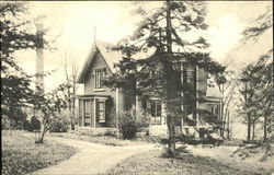 Boyer Cottage Through The Pines, Wells College Aurora, NY Postcard Postcard