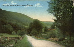 Scene Near Nowata Oklahoma Postcard Postcard