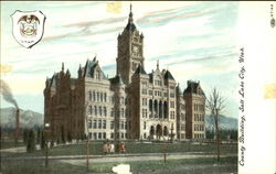 County Building Salt Lake City, UT Postcard Postcard