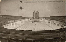 Interior Mormon Tabernacle Salt Lake City, UT Postcard Postcard