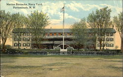 Marine Barracks Navy Yard Postcard