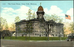 The Court House Great Falls, MT Postcard Postcard