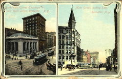 South West Corner Exchange And Main Street Postcard