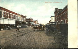 Main Street Wellington, KS Postcard Postcard