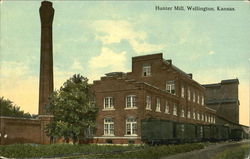 Hunter Mill Wellington, KS Postcard Postcard