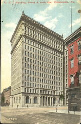 U. G. I. Building, Broad & Arch Sts. Postcard