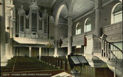 Interior Christ Church Philadelphia, PA Postcard Postcard