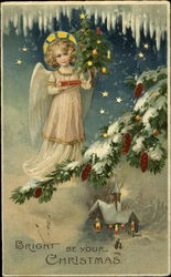 Beautiful Angel Die Cut Angels Postcard Postcard