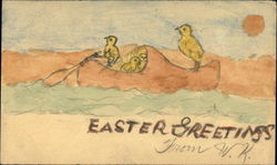 Easter Greetings from W.K Postcard