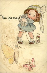 You Go Away! Postcard